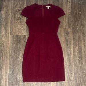 Banana Republic Rich Burgundy Mini Dress